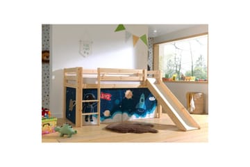 Pino Barngardiner 140 cm - Blå - Textil & mattor - Barntextilier - Barngardiner