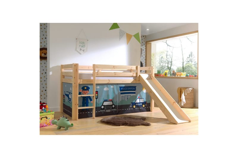 Pino Barngardiner 140 cm - Blå - Textil & mattor - Barntextilier - Barngardiner