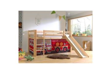 Pino Barngardiner 140 cm - Röd - Textil & mattor - Barntextilier - Barngardiner