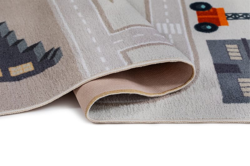 Rajender Barnmatta 140x200 cm Rektangulär - Linne - Textil & mattor - Barntextilier - Lekmatta & matta barnrum