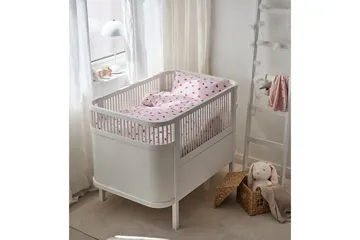 Påslakanset till Spjälsäng 2-Dels Hjärtrud - Rosa - Textil & mattor - Sängkläder - Bäddset & påslakanset - Påslakanset enkelsäng