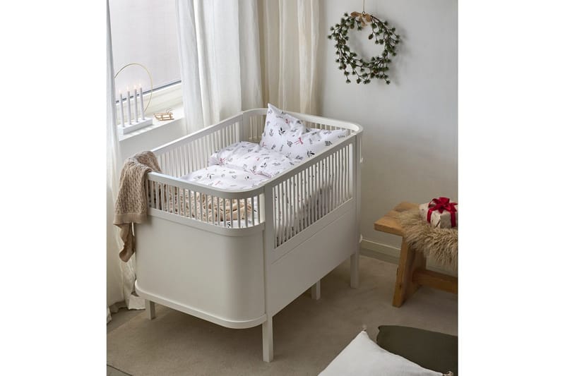 Påslakanset till Spjälsäng 2-Dels Julkvisten Röd - Röd - Textil & mattor - Sängkläder - Bäddset & påslakanset - Påslakanset enkelsäng