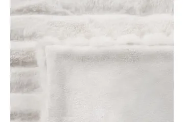 Abteh Pläd 150x200 cm Tvåsidig - Vit - Textil & mattor - Filt & pläd