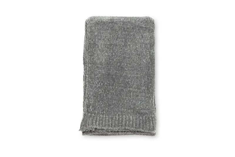 Ally Pläd 130x170 cm - Mörkgrå - Textil & mattor - Filt & pläd