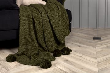 Anny Pläd 130x170 cm - Grön - Textil & mattor - Filt & pläd