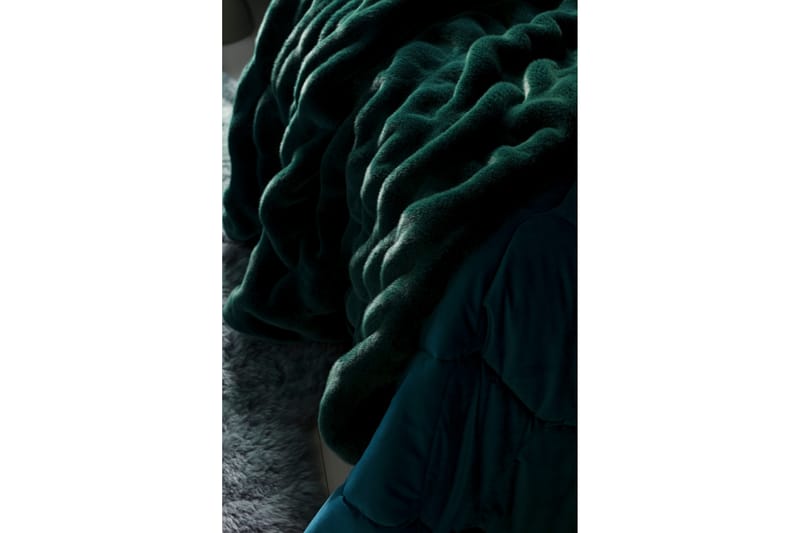 Filt Luna 150x125 cm - Grön - Textil & mattor - Filt & pläd