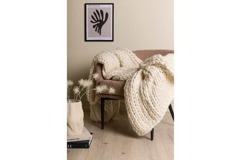 Kate Pläd 130x170 cm - Beige - Textil & mattor - Filt & pläd