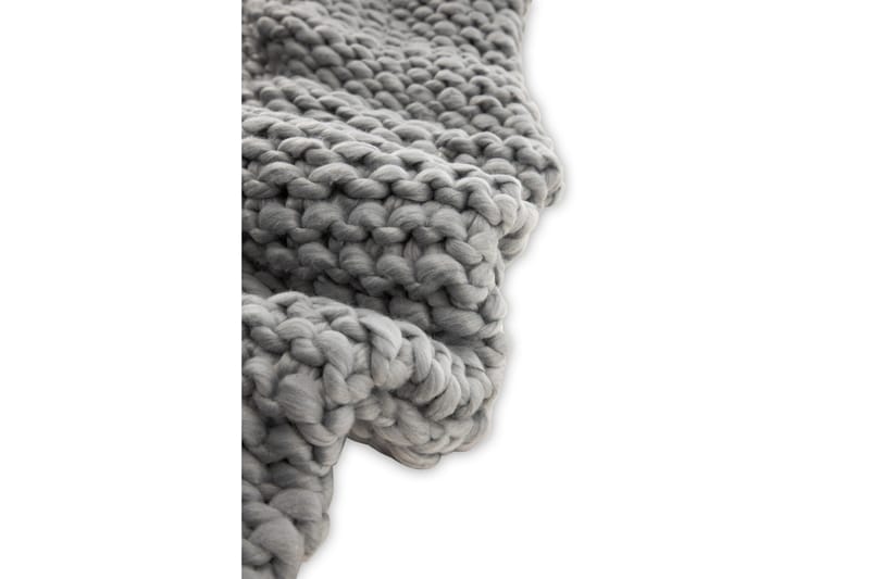 Kate Pläd 130x170 cm - Ljusgrå - Textil & mattor - Filt & pläd