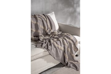 Katleen Pläd 130x170 cm - Grå - Textil & mattor - Filt & pläd