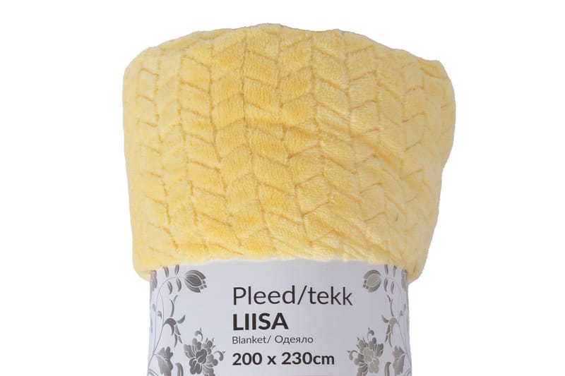Liisa Filt XL 200x230 cm Gul - Textil & mattor - Filt & pläd