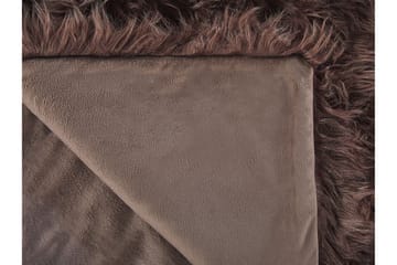 Pläd 200 x 220 cm brun DELICE - Brun - Textil & mattor - Filt & pläd