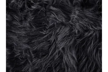 Pläd 200 x 220 cm svart DELICE - Svart - Textil & mattor - Filt & pläd