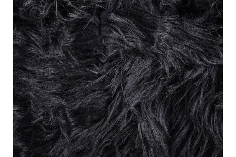 Pläd 200 x 220 cm svart DELICE - Svart - Textil & mattor - Filt & pläd