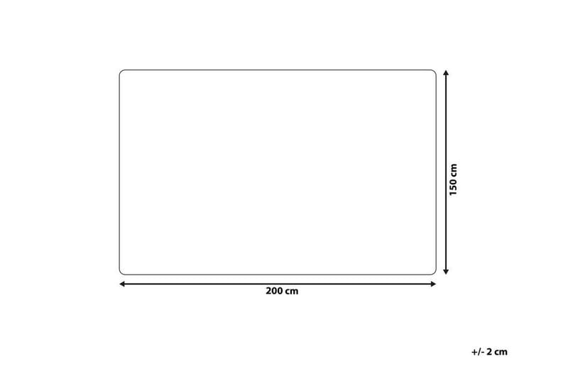 Pläd Alfoukra 150x200 cm Tvåsidig - Grå/Vit - Filt & pläd