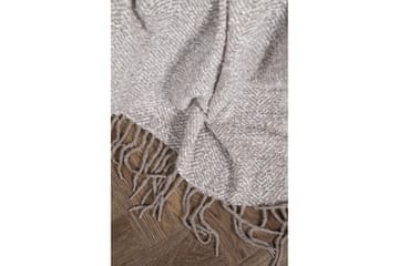 Pläd Edwand 130x170 cm - Grå/Vit - Textil & mattor - Filt & pläd
