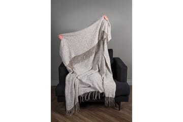 Pläd Edwand 130x170 cm - Grå/Vit - Textil & mattor - Filt & pläd