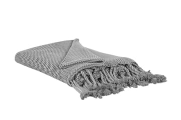 Pläd Gunia 125x150 cm - Grå - Textil & mattor - Filt & pläd