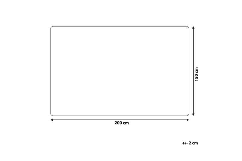 Pläd Sebaal 150x200 cm Tvåsidig - Vit - Filt & pläd