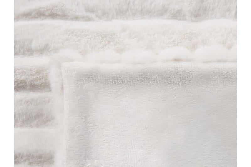 Pläd Sharrow 150x200 cm Tvåsidig - Vit - Textil & mattor - Filt & pläd
