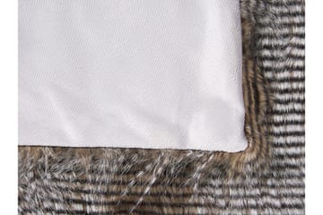 Pläd Tadmaia 150x200 cm Tvåsidig - Brun/Vit - Textil & mattor - Filt & pläd