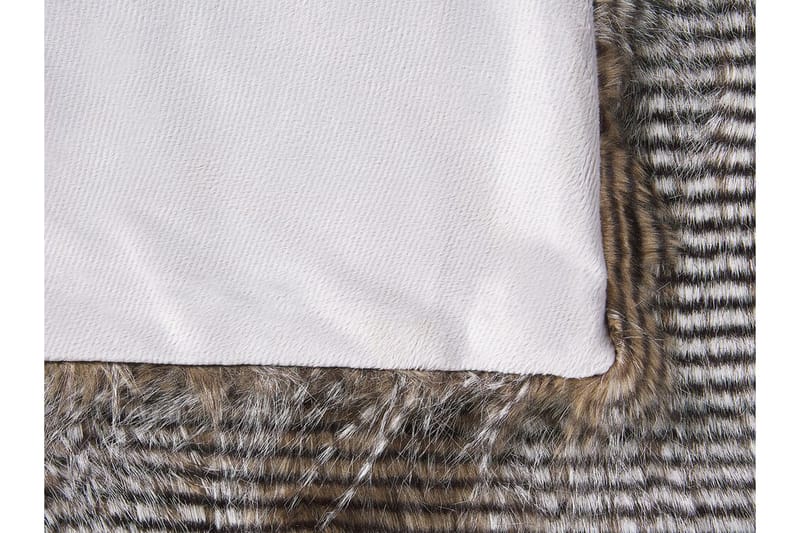 Pläd Tadmaia 150x200 cm Tvåsidig - Brun/Vit - Textil & mattor - Filt & pläd