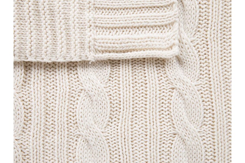 Pläd Thorngren 110x180 cm - Beige - Textil & mattor - Filt & pläd