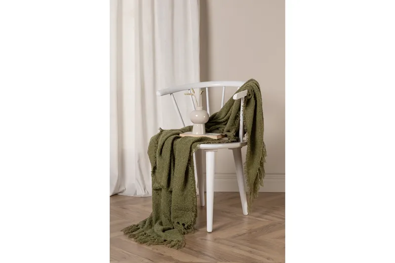 Stanly Pläd 130x170 cm - Grön - Textil & mattor - Filt & pläd