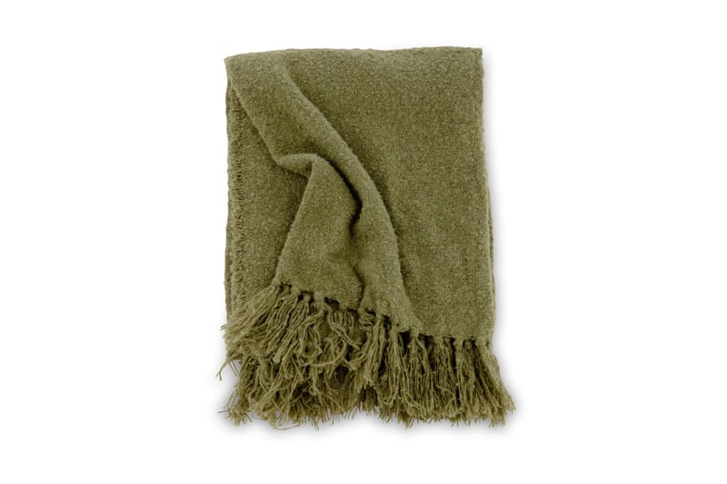 Stanly Pläd 130x170 cm - Grön - Textil & mattor - Filt & pläd