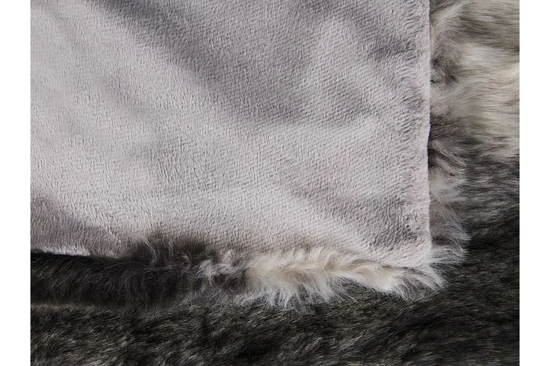 Tazart Pläd 150x200 cm Tvåsidig - Grå/Vit - Textil & mattor - Filt & pläd