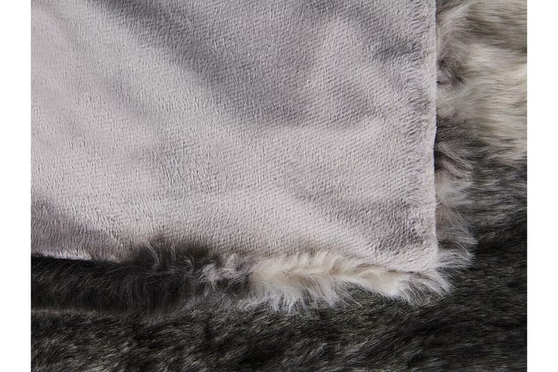 Tazart Pläd 150x200 cm Tvåsidig - Grå/Vit - Textil & mattor - Filt & pläd
