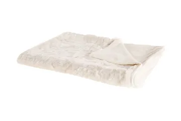 Tourza Pläd 150x200 cm Tvåsidig - Vit - Textil & mattor - Filt & pläd