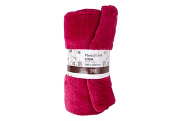 Viltti Liisa XL 200x230 cm Hallon Röd - Textil & mattor - Filt & pläd