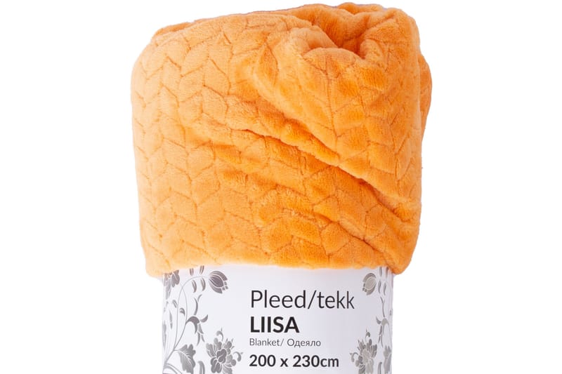 Viltti Liisa XL 200x230 cm Orange - Filt & pläd