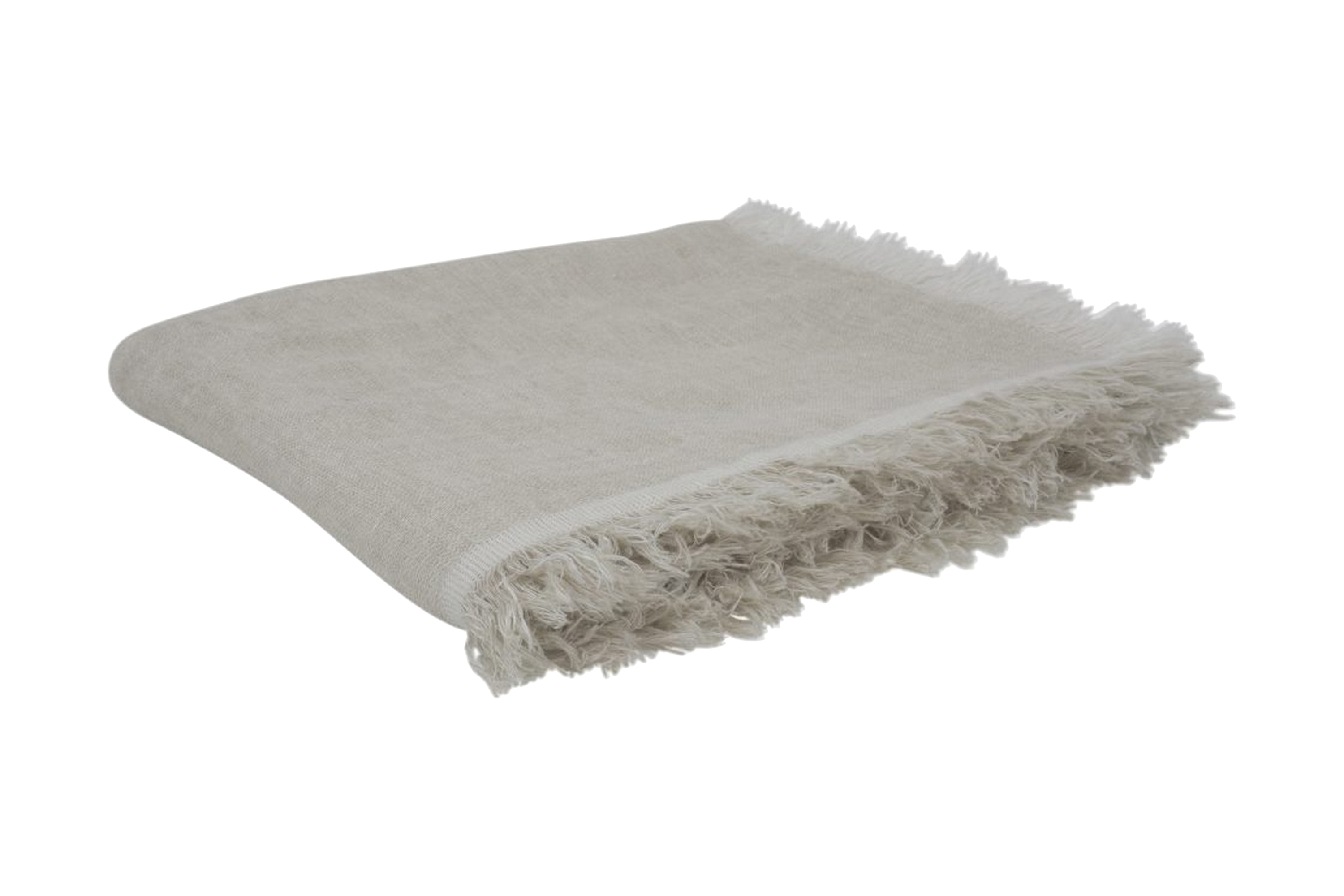 Pläd Nora 130x170 cm Vit Turiform