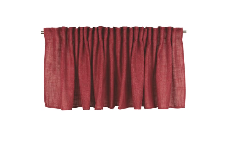 Gardinkappa Brooklyn 55 cm - Röd - Textil & mattor - Gardiner - Gardinkappa