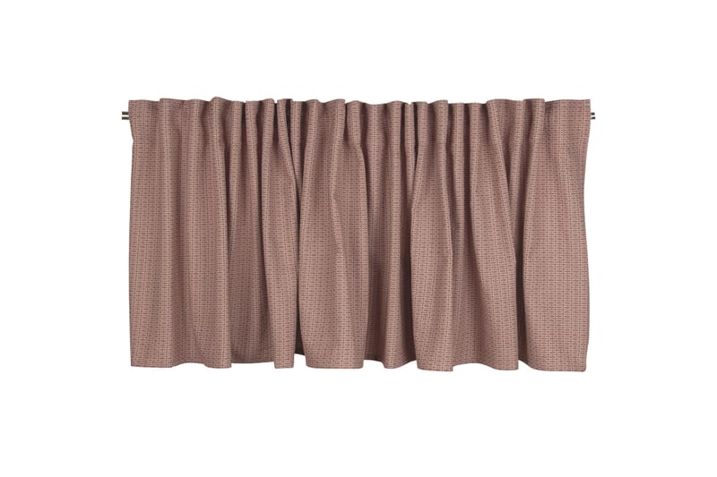 Gardinkappa Sissel 55 cm, Beige/Röd