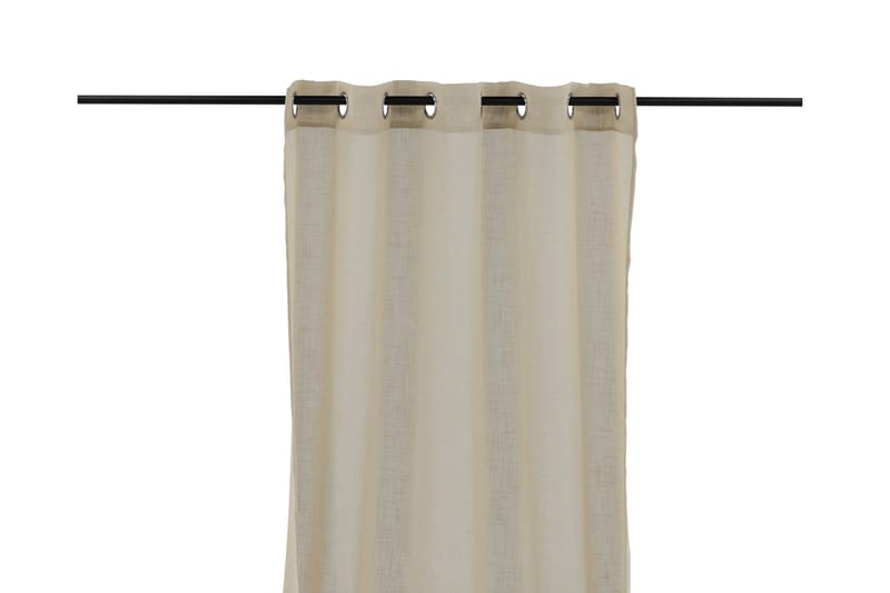 Kaya Öljettgardin 140x240 cm - Beige - Textil & mattor - Gardiner - Gardinlängder - Öljettgardiner