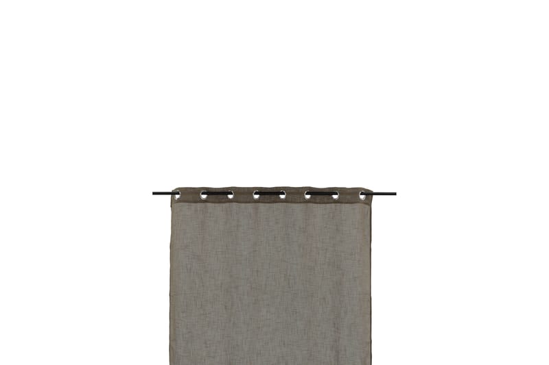 Kaya Öljettgardin 140x290 cm - Brun - Textil & mattor - Gardiner - Gardinlängder - Öljettgardiner