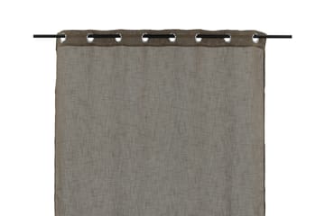 Kaya Öljettgardin 140x290 cm - Brun - Textil & mattor - Gardiner - Gardinlängder - Öljettgardiner