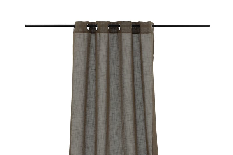 Kaya Öljettgardin 140x290 cm, Brun