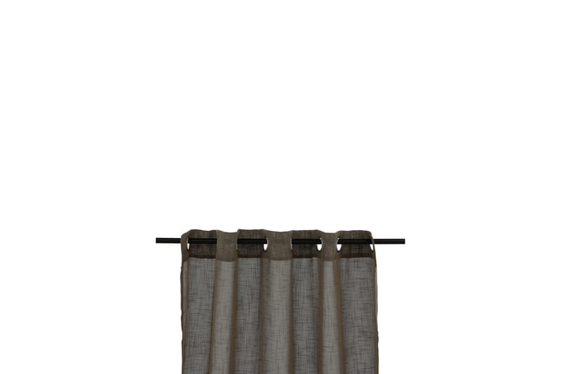Kaya Öljettgardin 140x290 cm - Brun - Textil & mattor - Gardiner - Gardinlängder - Öljettgardiner