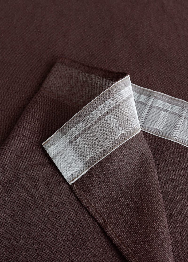 Gardin Alma 140x250 cm - Chocolate - Textil & mattor - Gardiner - Gardinlängder - Hällängder