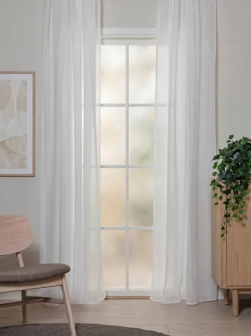 Gardin Alma 140x250 cm - White - Textil & mattor - Gardiner - Gardinlängder - Hällängder