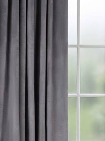 Gardin Elsa 140x250 cm - Grey - Textil & mattor - Gardiner - Gardinlängder - Veckbandslängder
