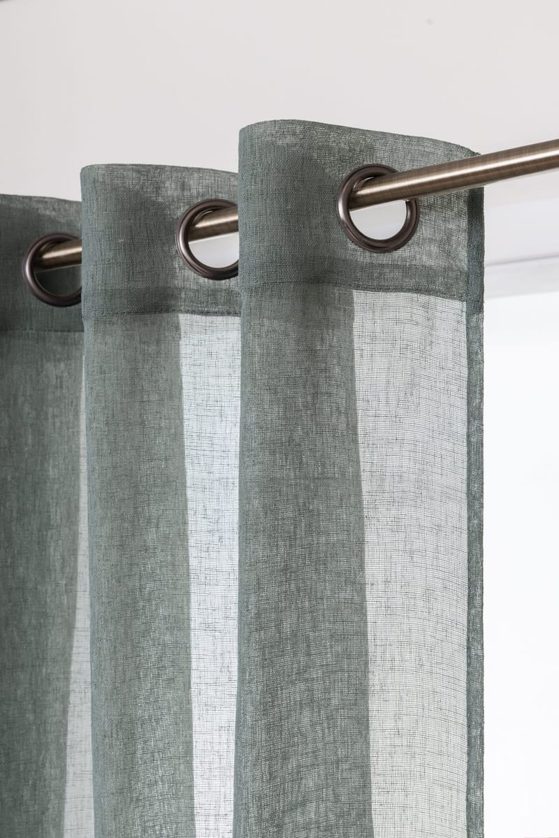 Gardin Felicia 140x240 cm - Grön - Textil & mattor - Gardiner - Gardinlängder - Öljettgardiner