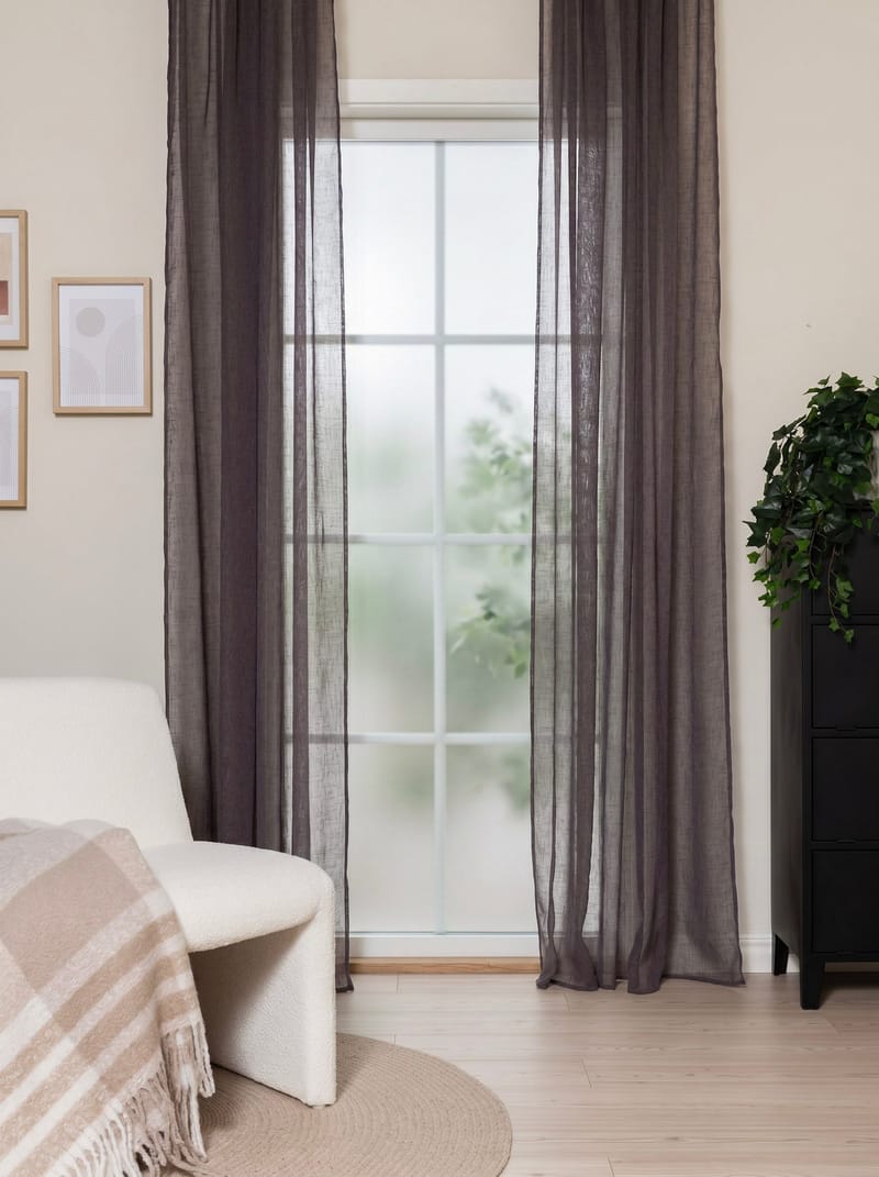 Gardin Felicia 140x240 cm - Mole - Textil & mattor - Gardiner - Gardinlängder - Öljettgardiner