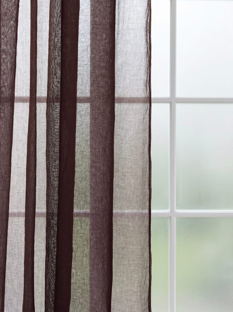 Gardin Lisa 140x250 cm - Chocolate - Textil & mattor - Gardiner - Gardinlängder - Veckbandslängder
