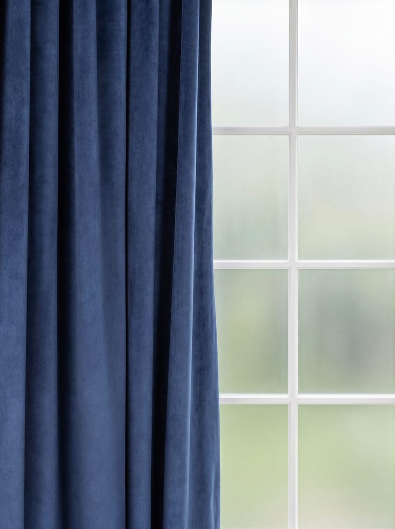 Gardin Saga 140x240 cm - Royal Blue - Textil & mattor - Gardiner - Gardinlängder - Öljettgardiner