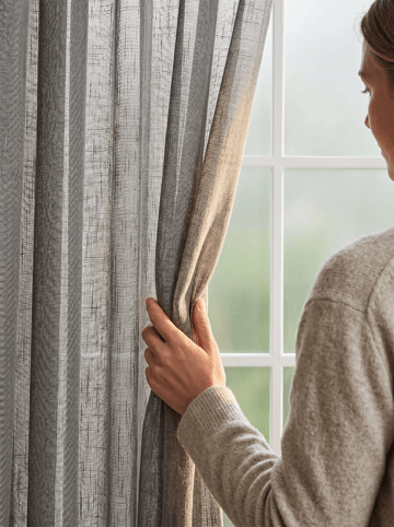 Gardin Stella 140x250 cm - Grey - Textil & mattor - Gardiner - Gardinlängder - Veckbandslängder