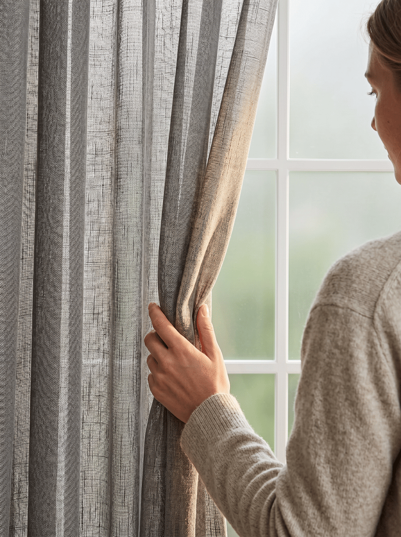 Gardin Stella 140x250 cm - Grey - Textil & mattor - Gardiner - Gardinlängder - Veckbandslängder